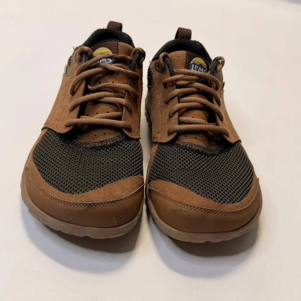 Lems Primal Zen Woodland Shoes Mens Size 8.5 Brown Mesh Trail Sneaker LM220915